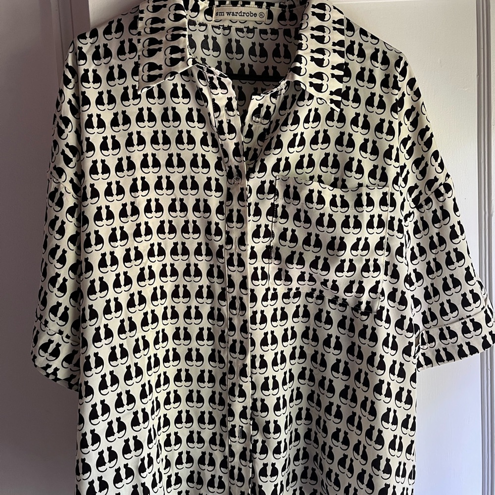Unisex vintage cat shirt